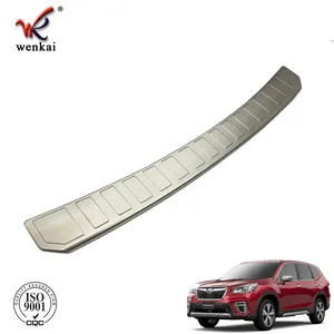 304 Aço inoxidável Choques Traseiro Pé Placa Passo Guarda Fit For Subaru Forester SK 2018 2019 Acessórios Do Carro