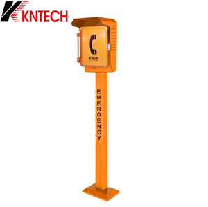 Cabina Telefonica di Emergenza SOS per Piattaforme Ferroviarie con Colonna di Supporto, Telefono Antivandalismo - Product Image 3