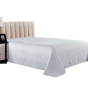 100% di cotone a buon mercato letto di ospedale fogli foglio piatto personalizzato <span class=keywords><strong>per</strong></span> hotel - Product Image 2