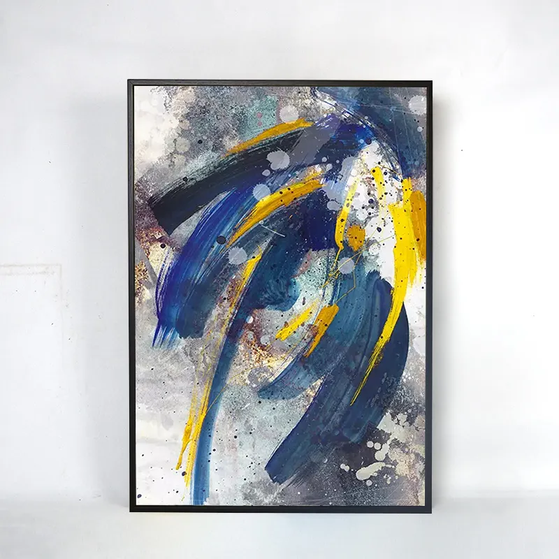 Abstract colorful wall art canvas abstract interior handpainted oil painting