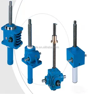 precision trapezoid screw pair and high precision worm gear pair screw jack