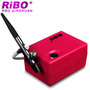 Portable Airbrsh Kit Pistolet Mini Compresseur D'air Ensemble Aérographe pour Maquillage Corps Peinture Tatouages Temporaires Nail Art Peinture - Product Image 6