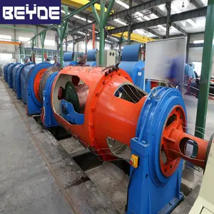 Copper conductor cable and wire tubular stranding machine