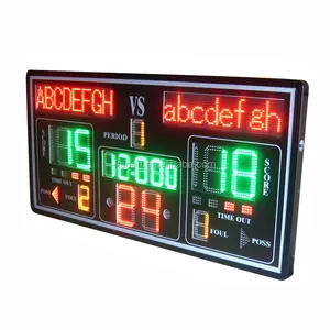 Denetleyici ve kablo ile LED Basketbol Scoreboard (Gerçek fotoğraf ekli)