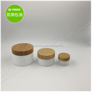 Envases cosméticos 15g 20g 30g 50g 100g 150g 200g 250g tarro de crema con tapa de bambú - Product Image 3