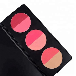Maquillaje en línea tiendas <span class=keywords><strong>el</strong></span> mejor 3 color con espejo <span class=keywords><strong>Blush</strong></span> cosméticos envases vacíos <span class=keywords><strong>Blush</strong></span> contenedor de polvo compacto - Product Image 2