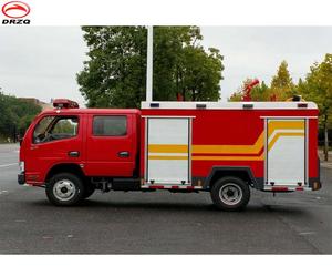 3000 litre su konteyner yangın söndürme kamyon kullanılan yangın kamyon için satış Endonezya