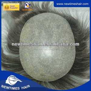 pelo humano completo <span class=keywords><strong>poli</strong></span> peluquín - Product Image 1
