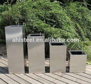 Jardinera Rectangular Grande y Moderna de Acero <span class=keywords><strong>para</strong></span> <span class=keywords><strong>Exteriores</strong></span> - Product Image 4