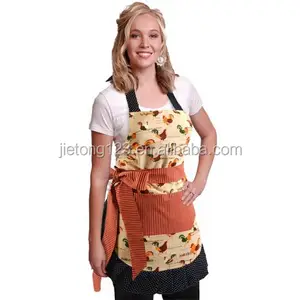 मूल मुर्गा धारी जेब मुर्गा एप्रन महिलाओं के Aprons