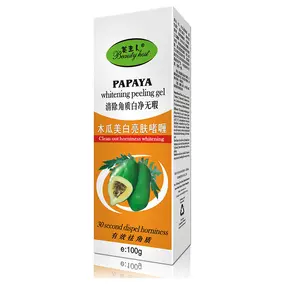 Di Vendita caldo Natura Peeling Gel/Papaya Prodotti di Bellezza Viso Esfoliante/Pelle Morta Peeling Gel