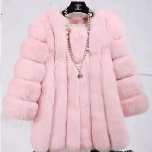 New Fashion Hot Sell Shaggy Faux Fur Coat For Women Autumn&Winter&Spring