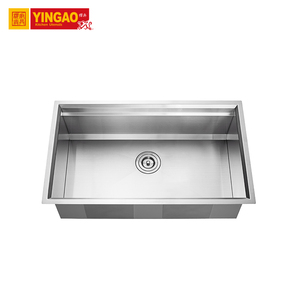 Food Grade fatti a mano doppio ciotola sottopiano 304 acciaio inossidabile <span class=keywords><strong>lavello</strong></span> - Product Image 3