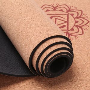 <span class=keywords><strong>Tiny4k</strong></span> Petite Teen Tapis de yoga personnalisable en liège et caoutchouc, Tapis de lutte imprimé en liège - Product Image 2