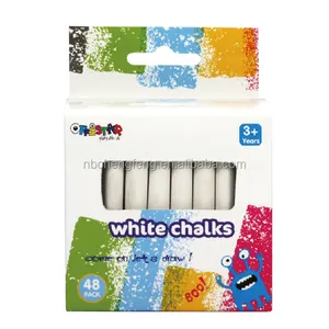 Vente en gros, pas cher, 48pk, tableau noir sans poussière, craie blanche