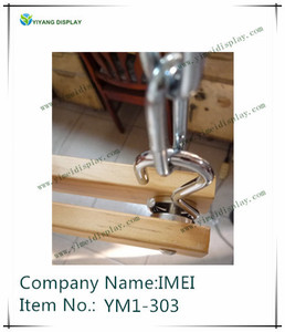 Los cocineros estándar de montaje <span class=keywords><strong>en</strong></span> el techo de madera estante del pote, una sola barra ym1-303 - Product Image 2