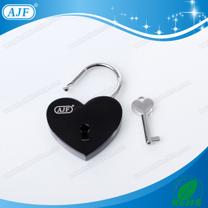 AJF TUV pasado <span class=keywords><strong>el</strong></span> producto más popular de color negro amor en forma de corazón lock, Liebesschloss, cadenas - Product Image 5