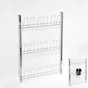 ชั้นวางเสื้อผ้าทรง X สีดำและโครเมียม สแตนเลส สไตล์โมเดิร์น สำหรับห้องนั่งเล่นและห้องนอน ลดราคาพิเศษ - Product Image 4