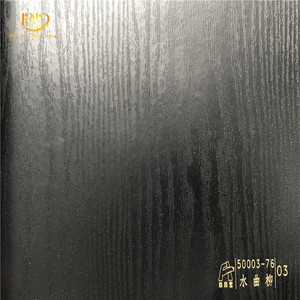 Grano di legno pvc foglio di pellicola in pvc per pressatura sottovuoto doganale armadio da cucina porta coperto laminato pellicola in pvc - Product Image 4