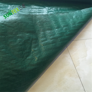 Couvre-sol agricole tissé en tapis <span class=keywords><strong>de</strong></span> polypropylène recyclé 100% pour tapis <span class=keywords><strong>de</strong></span> mauvaises herbes myrtille/coco - Product Image 4