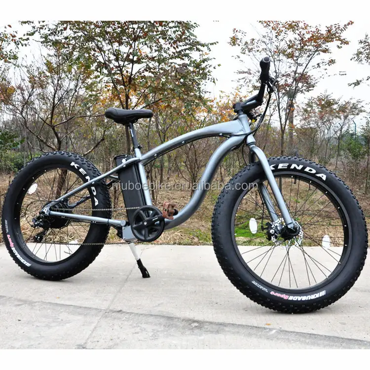 Bicicleta elétrica de praia 26x4.0 48V5000W com estrutura em liga de alumínio