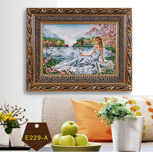 Décoration <span class=keywords><strong>tapisserie</strong></span> / tissu brodé <span class=keywords><strong>peinture</strong></span> de la Culture occidentale <span class=keywords><strong>pour</strong></span> la maison / bureau décoration et cadeau - Product Image 2