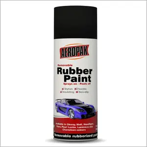 AEROPAK 액체 코팅 Peelable 광택 고무 스프레이 페인트 자동차 낮은 기기 페인트 색상