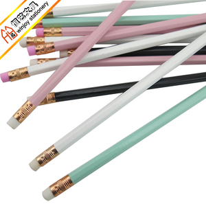 Không Có Logo In Ấn 7.5 "Hb Lục Giác Bằng Gỗ Bút Chì Với Tẩy - Product Image 5