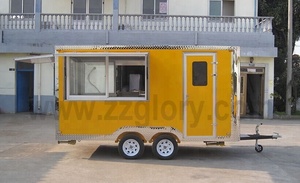 Kiosque de restauration rapide en aluminium, support modulaire de rue, Barbecue, gril, Taco, chariot, pour camion, alimentation, riydith, glace, moderne