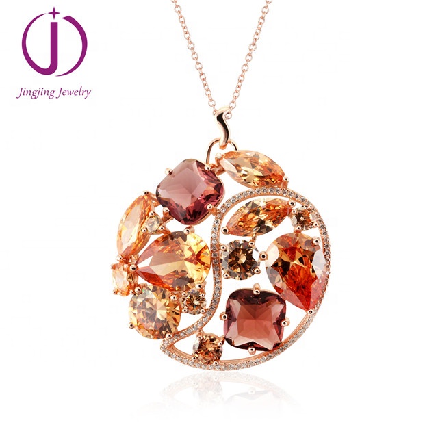 925 sterling silver gemstone pendant