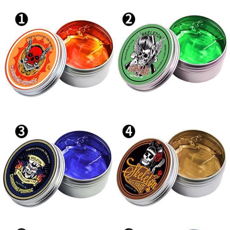 OEM ODM OBM сильные волосы 150 г очаровательный 6 фруктов пахнет Волосы Стайлинг воска Помада для волос