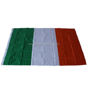 Logo kustom cetak 3x5 kaki 150x90cm besar poliester Italia luar ruangan bendera untuk tujuan promosi - Product Image 1