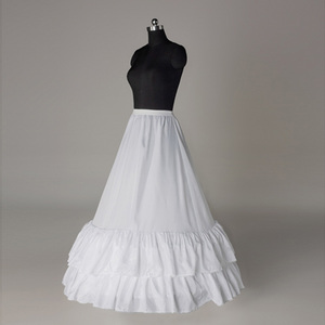 <span class=keywords><strong>Jupon</strong></span> de dessous de robe à 2 cerceaux et 2 couches <span class=keywords><strong>en</strong></span> <span class=keywords><strong>satin</strong></span> pour robe de mariée, robe de mariée MPB8 - Product Image 4