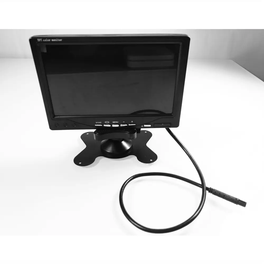 7 Inch 4 Layar Split Monitor Mobil 4 Saluran TFT LCD Display DC 12 V untuk Kamera Mundur Mobil Sistem kaca Monitor