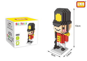 Petits jouets soldats de l'armée britannique en micro briques, mini figurines de blocs de construction pour adultes, nouveauté - Product Image 5