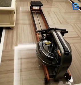 Commercial Fitness Equipment/Gym Equipment Ash LB-E19 Series S4 Monitor Indoor Cardio Wooden Frame Water <strong>Rowing</strong> <strong>Machine</strong> - Product Image 2