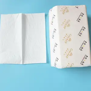 Toalha de papel única da absorção alta v, toalha dobrável da mão