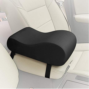 Comodo Cuscino in Schiuma per Bracciolo della Console Centrale dell'Auto con Rivestimento in Rete Nera - Product Image 2