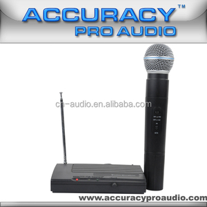 Précision <span class=keywords><strong>Pro</strong></span> Audio VHF-102 Système de <span class=keywords><strong>microphone</strong></span> sans fil professionnel pour karaoké en métal - Product Image 5