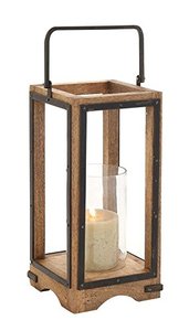 Eco-friendly Outdoor Rustic Antique Cedar Wood <strong>Lantern</strong> <strong>Wooden</strong> Candle <strong>Lantern</strong> for Garden Decoration - Product Image 2