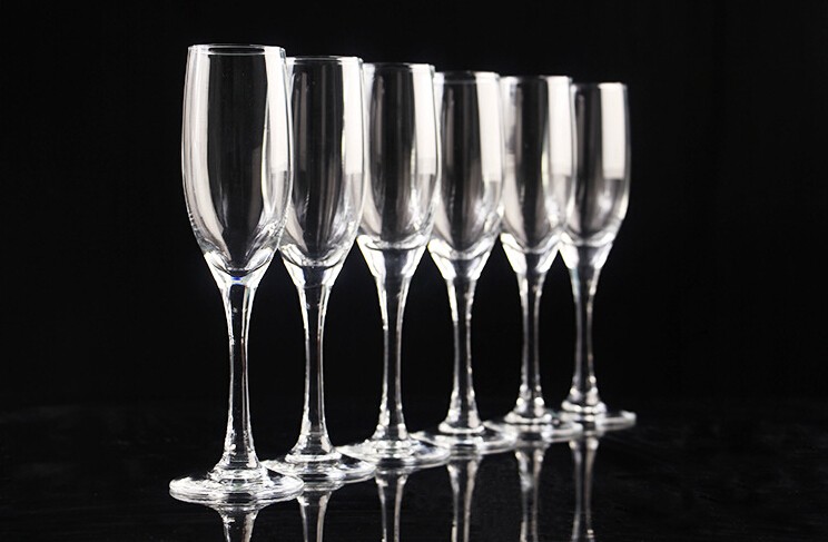 KCP-003 BPA-free, Dishwasher safe Champagne Flutes - Crystal Glasses Set of 2