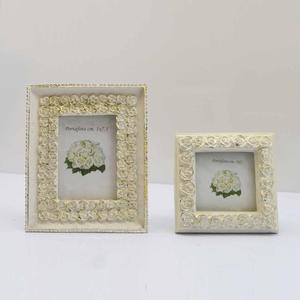 Khung Ảnh Vàng Bạc Khung Ảnh Tròn Baroque Nhỏ 2.5*3.5 Với Đường Viền Zigzag - Product Image 6