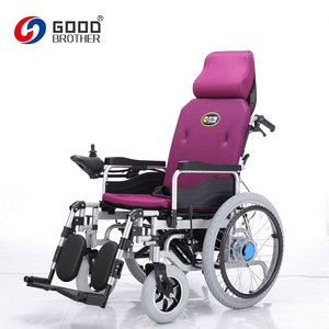 HG-W660Q זול מחיר מתקפל מלא שוכב עופרת חומצת סוללה חצי שוכב כיסא גלגלים חשמליים