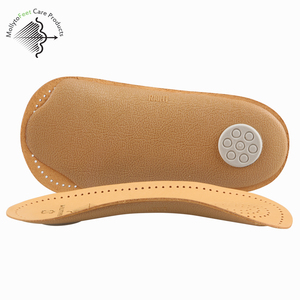 Solette Ortopediche Mollyto Personalizzate 3/4 in Vera Pelle con Supporto <span class=keywords><strong>per</strong></span> Arco Plantare <span class=keywords><strong>per</strong></span> Fascite Plantare Unisex - Product Image 4