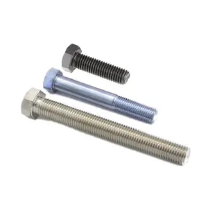 Tornillo de Cabeza Hexagonal Personalizado DIN931 DIN933 ISO M2 a M52 UNC UNF BSW <span class=keywords><strong>BSF</strong></span> 1/4 a 1 Pulgada Rosca Gruesa y Fina - Product Image 1