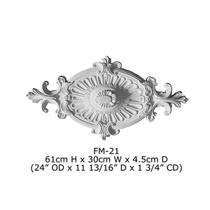 Ornements en polyuréthane haute densité, magnifiques décorations en PU pour plafond, lampe de plafond en bois, médaillon de plafond / rosette de plafond - Product Image 5