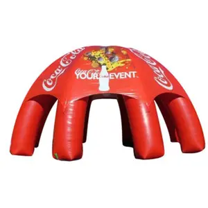 Красная надувная палатка/надувная иглу с печатью логотипа для рекламы