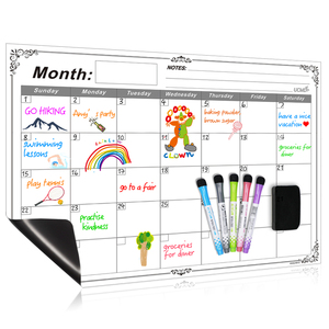 Calendario personalizado, diseño semanal, <span class=keywords><strong>Planificador</strong></span> de tareas, borrado en seco magnético, novedad - Product Image 1