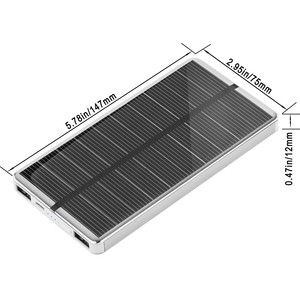 2018 Nouveaux Produits Portable téléphone Solaire Chargeur Double USB <span class=keywords><strong>Externe</strong></span> <span class=keywords><strong>Batterie</strong></span> <span class=keywords><strong>10000</strong></span> <span class=keywords><strong>mah</strong></span> Solaire 5 v Puissance Banque - Product Image 5