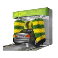 Dericen máquina de lavar carro móvel, DL-3F rolo-sobre vapor máquina de lavar carro jato de água lavagem com escovas ou sem toque